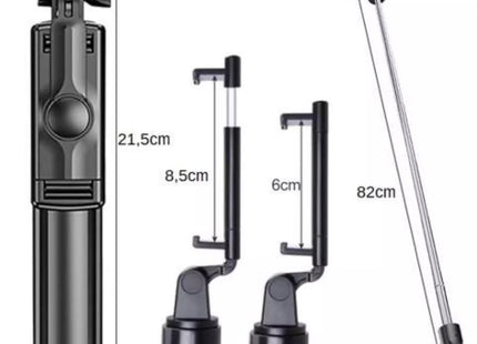 Izoxis - Monopod - 360 Graden Draaibaar - Draadloze Bediening - 2-in-1 Functie