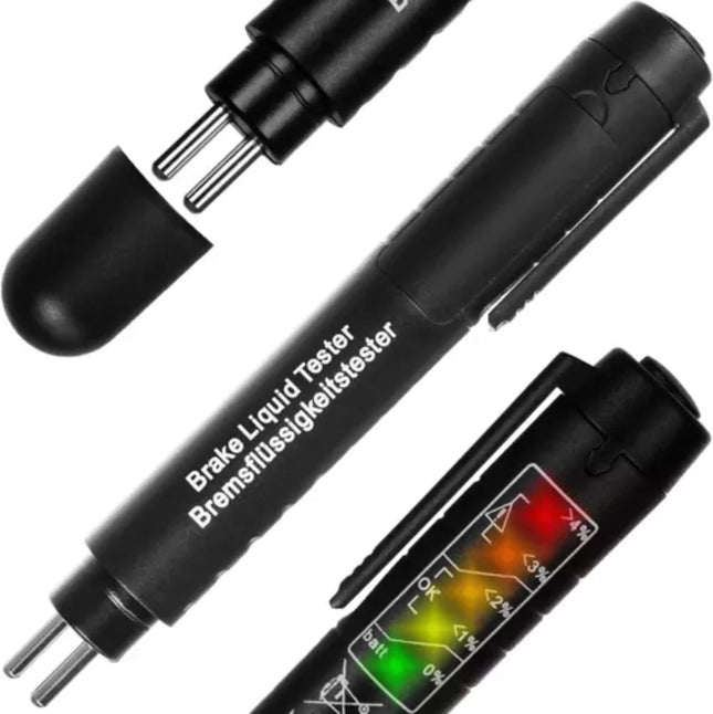 XTROBB - Remvloeistof Tester - 15 X 2,5 Cm - 5 LED-Indicatoren - Compact Formaat