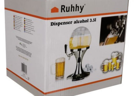 Ruhhy - Drank Dispenser - Met Tapkraan - 3,5L Inhoud - 44 X 24 Cm Afmetingen