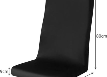 Malatec - Bureaustoelhoes - 40x45x9cm Zitvlak - 80cm Rugleuning - Wasbaar & Universeel
