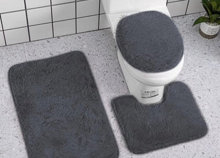 Ruhhy - Badkamer Set - 3 Delig - Antislip - Wasmachine Bestendig