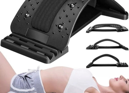 Trizand - Rugstretcher - Met Acupressuurmassage - 3 Niveaus van Stretching - ABS en PP-schuim