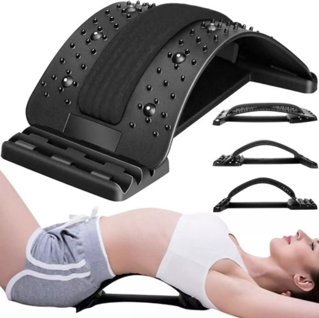 Trizand - Rugstretcher - Met Acupressuurmassage - 3 Niveaus van Stretching - ABS en PP-schuim