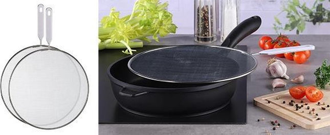 Haushalt - Spatdeksels Set van 2 - RVS - Ø 25 en 29 Cm - Vaatwasmachine Bestendig