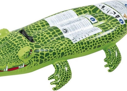 Gerimport - Opblaasdier Krokodil - PVC - 162 X 68 X 25 Cm - Geschikt Vanaf 8 Jaar