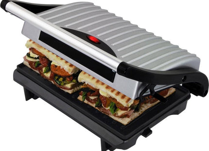 Esperanza - Contactgrill - Roestvrijstaal - Met Handvat - LED Indicatie