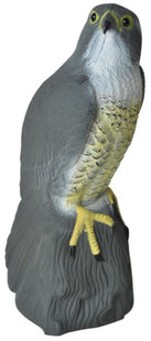 Valk vogelverschrikker realistisch, vulbaar met zand, 40 cm hoog