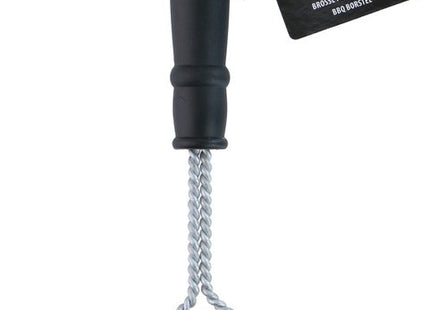 Alpina BBQ borstel met brede kop en kunststof handvat, 17 x 30 cm zwart