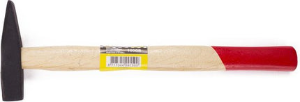 Benson bankhamer 100 gram met houten steel en zwart gelakte kop, 25,5 cm