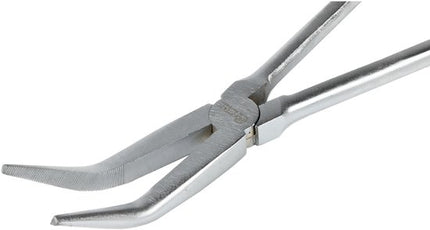 Hofftech langneus bektang 45 graden gebogen, 280 mm, met antislip handvatten