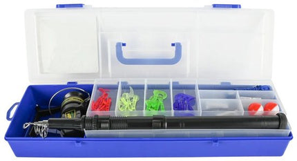 Benson vishengel set 48-delig met molen, accessoires en koffer