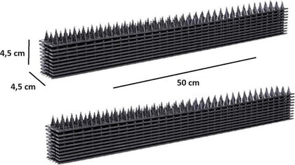 Haushalt anti-klim strips tegen katten en vogels, 10 stuks van 50 x 4,5 cm
