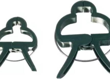 Plantenclips set van 108 stuks in 2 maten voor pot- en tuinplanten, groen