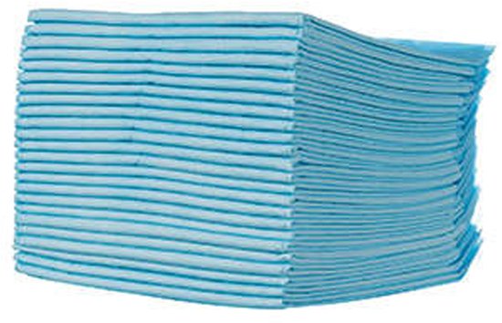 Hondentoilet training pads voor honden, 45 x 33 cm, blauw, 100 stuks