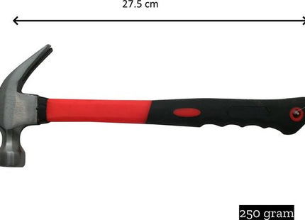 Hofftech klauwhamer 450 gram met fiber steel en antislip handgreep