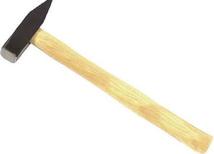 Benson bankhamer 100 gram met houten steel en zwart gelakte kop, 25,5 cm
