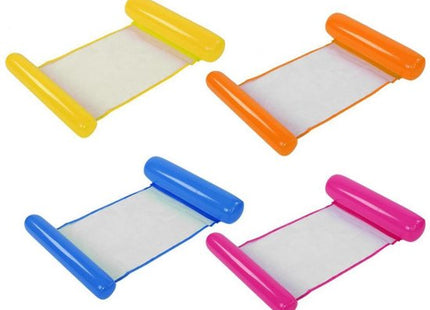Waterhangmat roze opblaasbaar met draagvermogen tot 100 kg, 110 x 76 cm