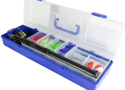 Benson vishengel set 48-delig met molen, accessoires en koffer