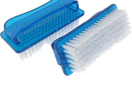 Benson nagelborstel met stevige haren en plastic handvat 8 cm, 2 stuks