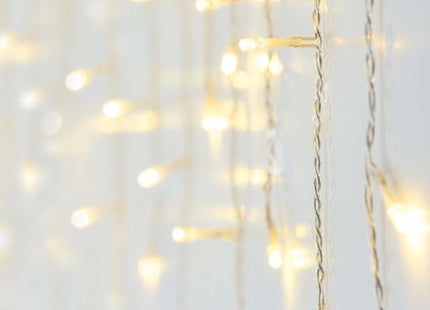 IJspegel verlichting buiten met 90 warm witte leds, 300 x 52 cm