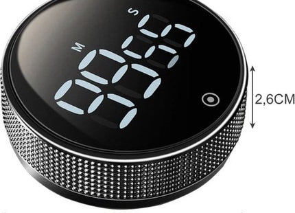 Ruhhy - Digitale Timer - Compact ontwerp - Eénknopsbediening - Krachtige magneet