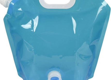 Benson opvouwbare waterzak 5 liter met kraan voor kamperen, blauw