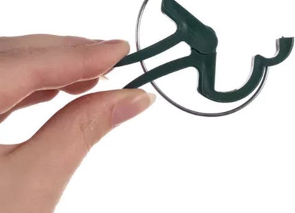 Plantenclips set van 108 stuks in 2 maten voor pot- en tuinplanten, groen