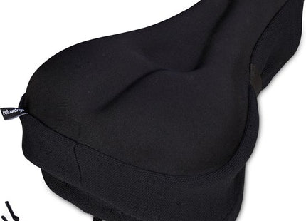 Benson zadeldekje fiets met gel en anti-slip noppen, zwart