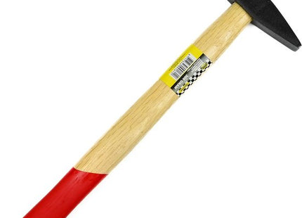 Benson bankhamer 100 gram met houten steel en zwart gelakte kop, 25,5 cm