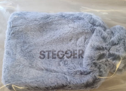 STEGGER kruik 2 liter van rubber met zachte pluche hoes, wit