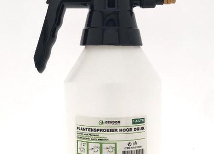 Benson plantensproeier 1 liter, drukspuit met verstelbare sproeikop