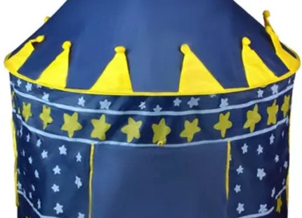 Kruzzel - Kinder Tent - Donkerblauw - Opvouwbaar - 135x105 Cm