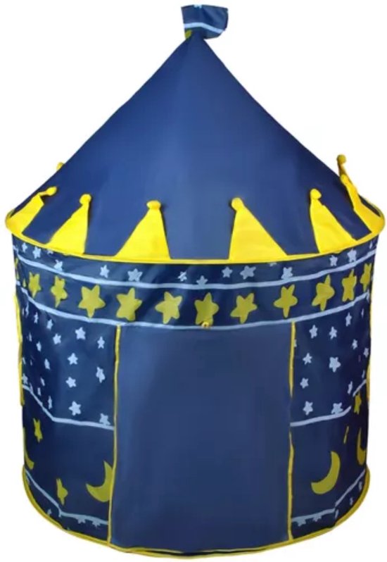 Kruzzel opvouwbare kindertent 135 x 105 cm, donkerblauw