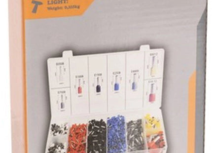 Bigstren - Krimptang en Set - 1200 Delig - 0.25 tot 10 Mm Werkbereik - Inclusief Doorzichtige Organizer