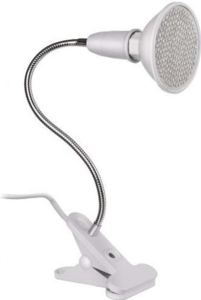 LED Kweeklamp - Bloeilamp Voor Planten - 200 LEDs - E27 Fitting - Met Klemhouder