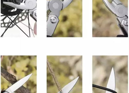 Trizand - Multitool Zakmes - 13 Functies - Inclusief Beschermhoes - RVS