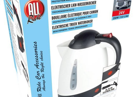 All Ride - Reis Waterkoker - 24 Volt - 800ml - Sigarettenaansteker Aansluiting Auto - MBDeals.nl