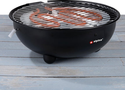 Alpina - Elektrische BBQ - Rookvrij - 1250 Watt - Geschikt voor binnenshuis - MBDeals.nl