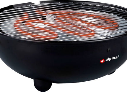 Alpina - Elektrische BBQ - Rookvrij - 1250 Watt - Geschikt voor binnenshuis - MBDeals.nl