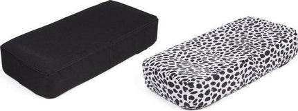Bagagedrager kussen wit met zwarte stippen 32 x 15 x 5 cm inclusief tie-wraps - foto 4