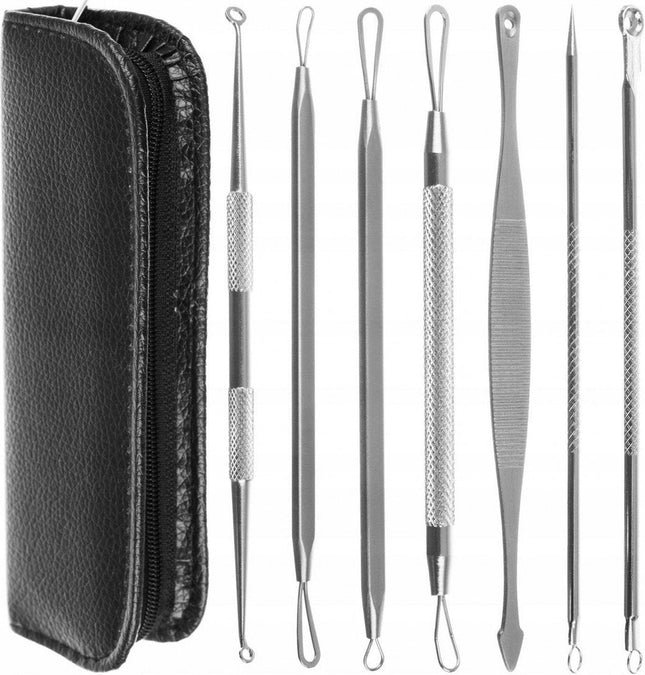 Beautylushh - Blackhead Removal Set - 7 - Delig - Hygiënisch - RVS - MBDeals.nl