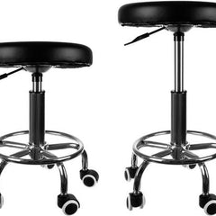 Beautylushh - Kapperskruk - 5 Wielen - Zwart - PU - Leer - MBDeals.nl