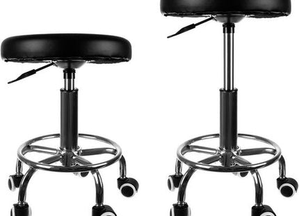 Beautylushh - Kapperskruk - 5 Wielen - Zwart - PU - Leer - MBDeals.nl