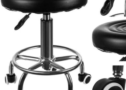 Beautylushh - Kapperskruk - 5 Wielen - Zwart - PU - Leer - MBDeals.nl