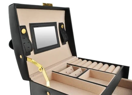 Beautylushh - Sieradendoos - Luxe Afwerking - Meerdere Compartimenten - Compact Formaat - MBDeals.nl
