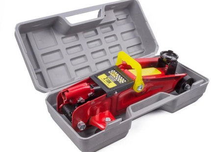 Benson autokrik hydraulisch 2 ton met koffer, hefhoogte tot 30,5 cm - MBDeals.nl