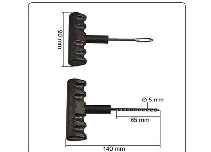 Benson - Bandenreparatieset - 28 - Delig - In Koffer - Voor Noodgevallen - MBDeals.nl