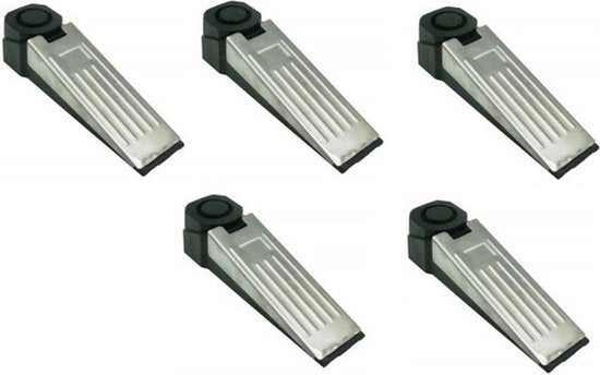 Benson deurstopper met alarm 100 dB tegen inbraak, 6 x 4 cm, 5 stuks