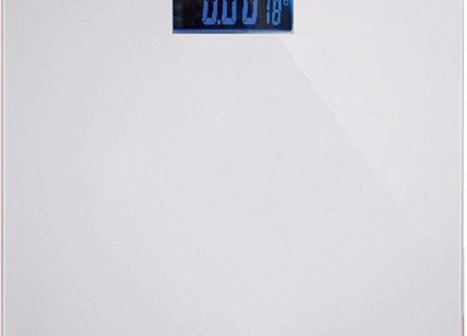 Benson digitale personen weegschaal tot 180 kg, glazen plateau, wit, 26 x 26 cm - foto 5