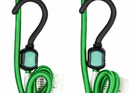 Benson elastische bagagespin 100 cm met gecoate haken, zwart, 2 stuks - foto 3